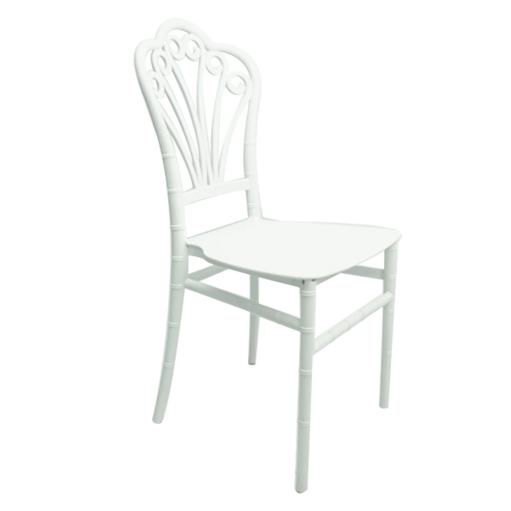 

Новое поступление, Новое поступление, роскошный бамбуковый стул из белого золота, прочный пластиковый материал для гостиничного столового центра или наружного использования