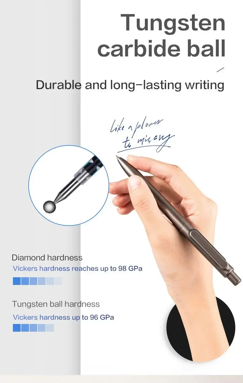 DELI 20 Teile/schachtel Einziehbare Gel Stift Minen 0,5mm Schwarz Blau Rot Farbe Tinte Ersatz Gel Tinte Stift Einzelnen Beutel verpackung Schreibwaren – Detail 5