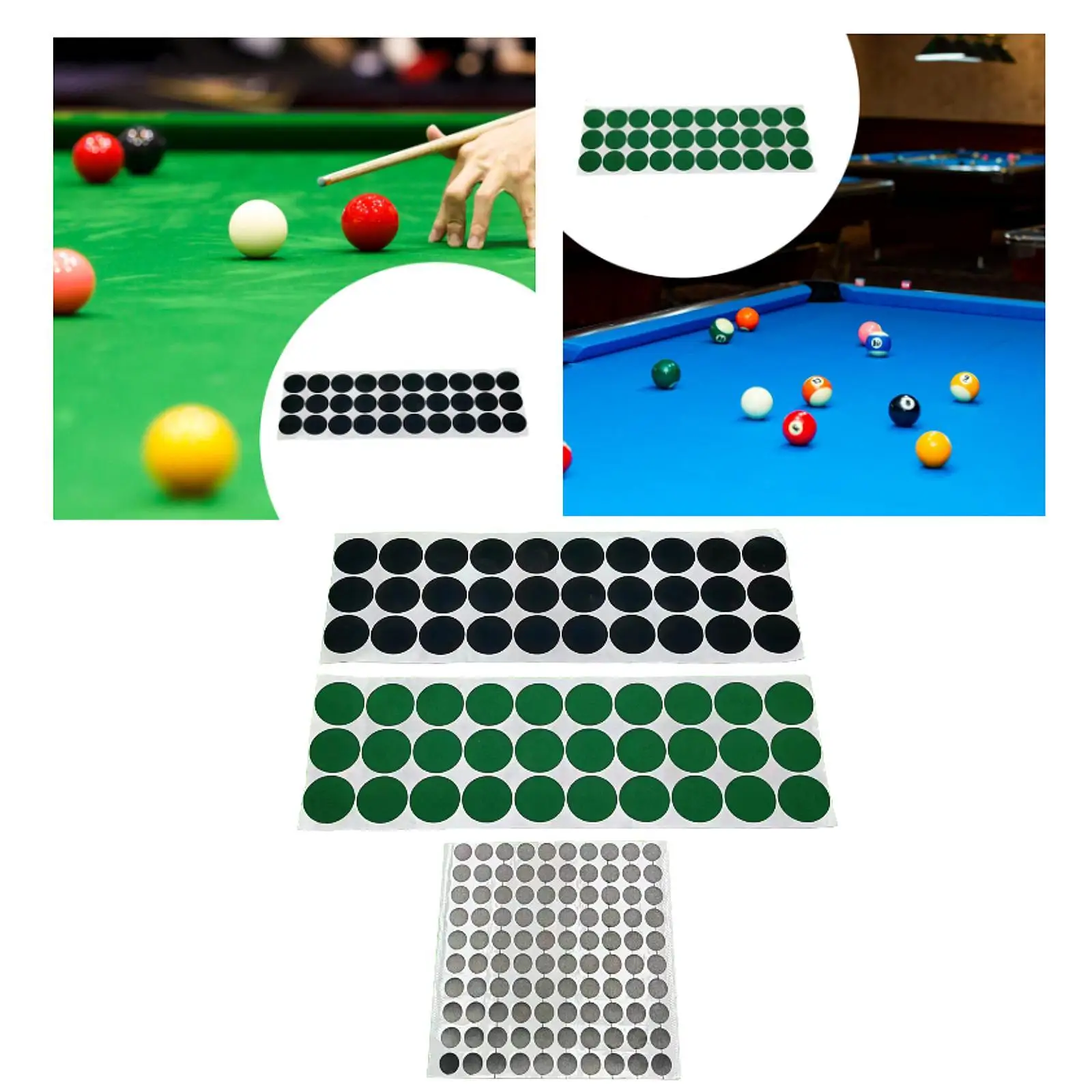 Billiard Table Cloth Repair Stickers for Mending Damage And Holes