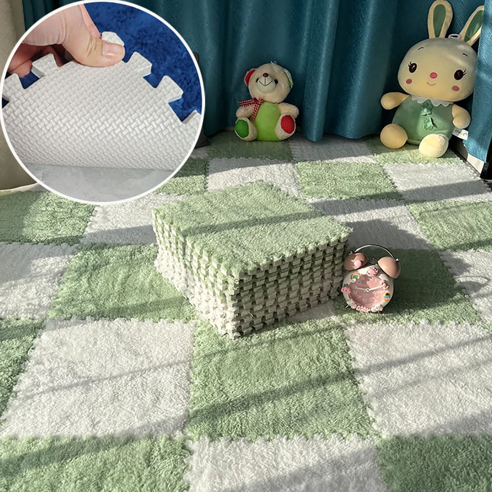 子供の柔らかいぬいぐるみプレイマット,赤ちゃんのおもちゃ,男の子の部屋のためのバフォームパズルマット,暖かく保つ,10個,100個