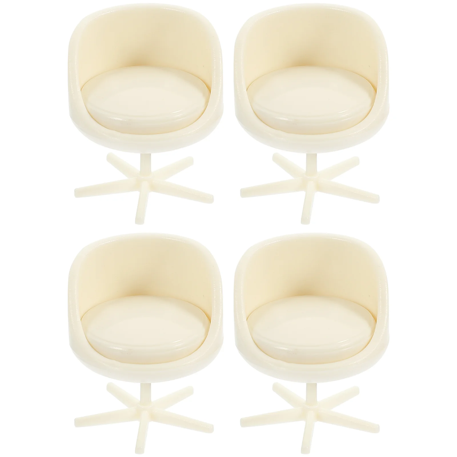 4 Pcs Miniature House Furniture Decor Accessories Ornaments for Crafts Decorate Toy Decorations Abs