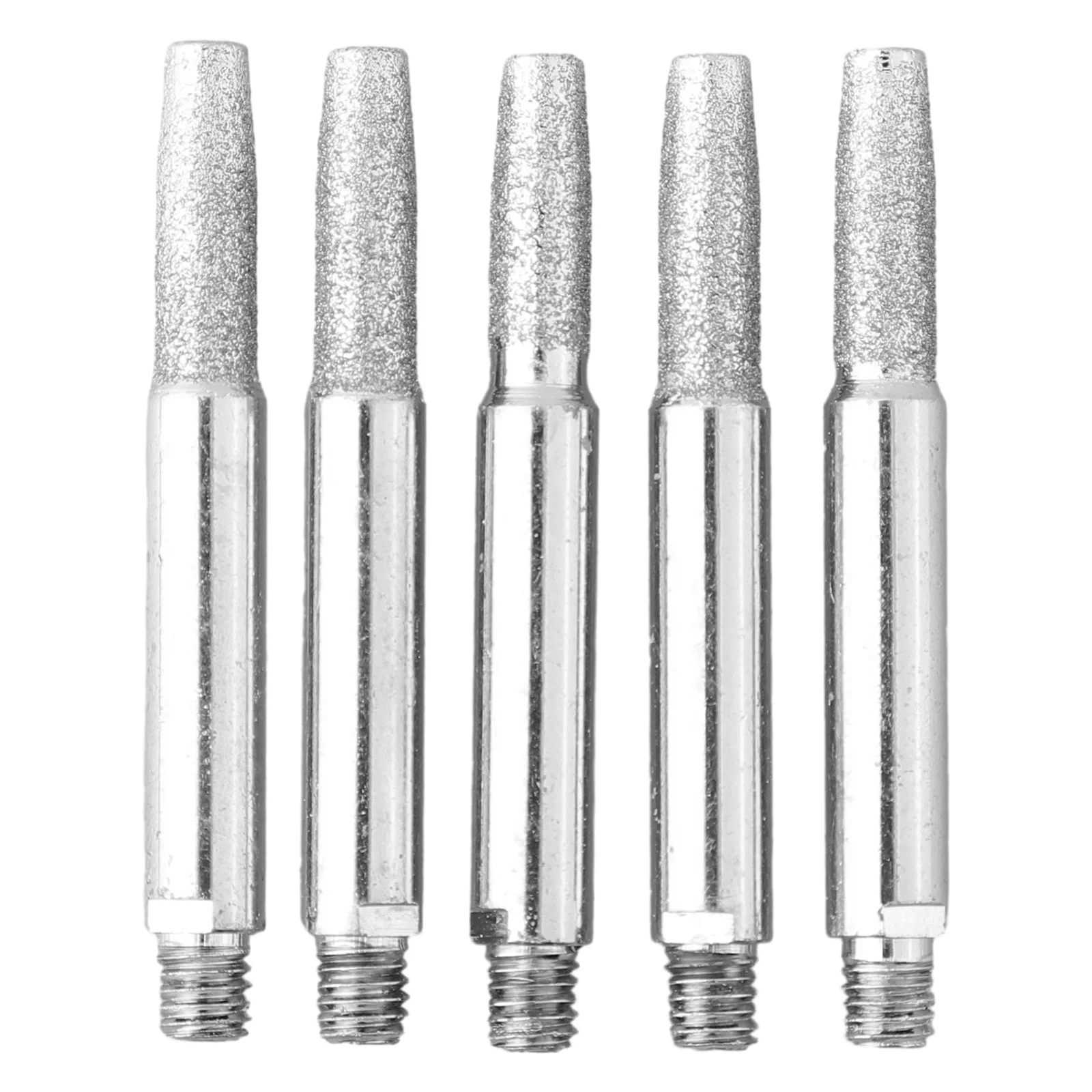 5pcs Carbide Burrs Harpener Abrasive Tools Grinding Tool Accessories For Hand Crank Chainsaw Chain Sharpening Jig 4.0/4.8/5.5mm