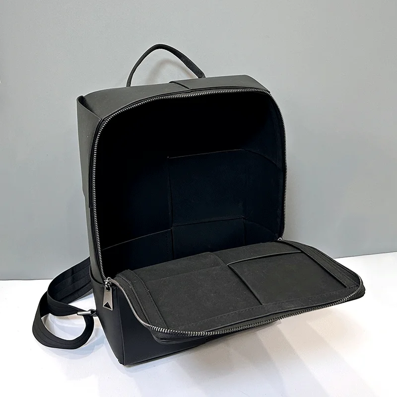 X&BV Faionable Leather Bapa Borsa da viaggio casual da uomo in tessuto di grande capacità Borsa a doppia spalla alla moda per i giovani