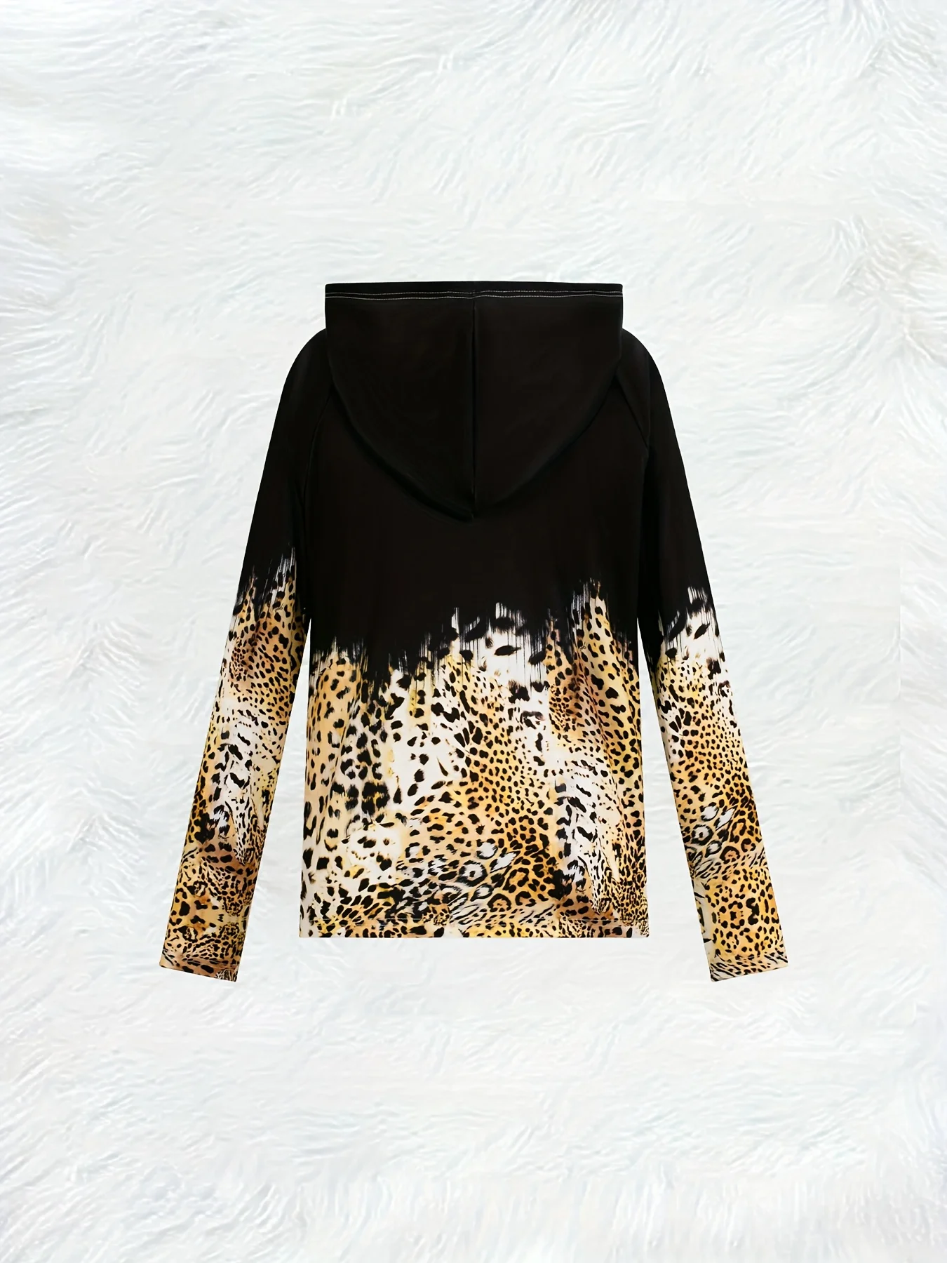 Spring and Autumn casual style Leopard Print Gradient Design Pattern ladies casual jacket