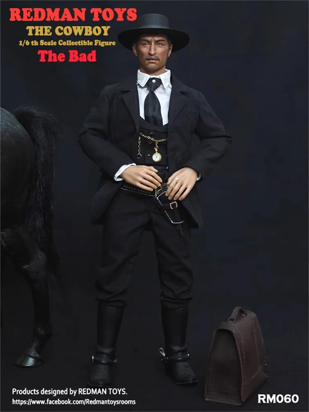 Grote Verkoop 1/6e Redman Speelgoed RM060 De West Cowboy Bad Man Volledige Set Beweegbare Action Figure Ongeveer 12 "Pop cadeau Voor Fans Verzamelen