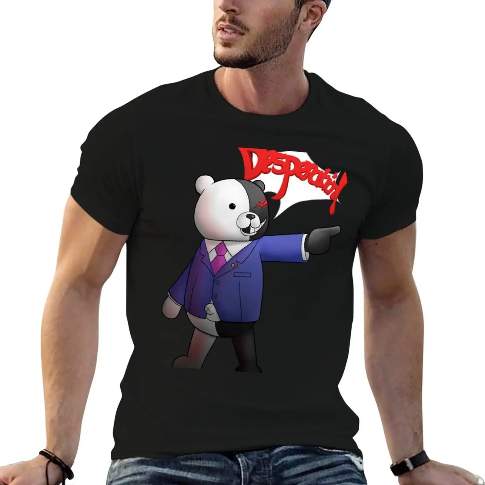 Desperation! T-Shirt anime tshirt t shirts for man graphic vintage anime t shirts for man T-shirt