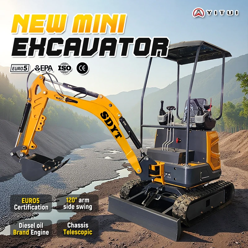 تسليم سريع حفار المسار الصغير جرار زراعي مصنع Ce Epa Euro 5 Kubota محرك جرار صغير بأسعار معقولة مخصصة