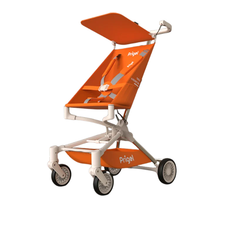 

Kid's Pocket Car Baby Stroller Only 3.8kg Lightweight Stroller Built-in Spring-loaded Shock-absorbing Wheels Push Umbrella Car