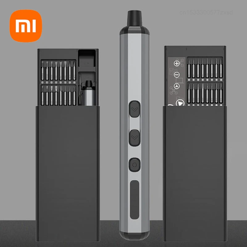 Xiaomi Multifunctional Electric Screwdriver Set Wireless Drill With LED Lights Kit Rechargeable Screw Driver household Hand Tool