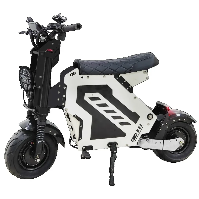 52V 2500W 40AH Single Motor 50-70km/h 100-120KG Loading Oil Brake 2 Wheels 14'' Off Road Electric Scooter with Seat