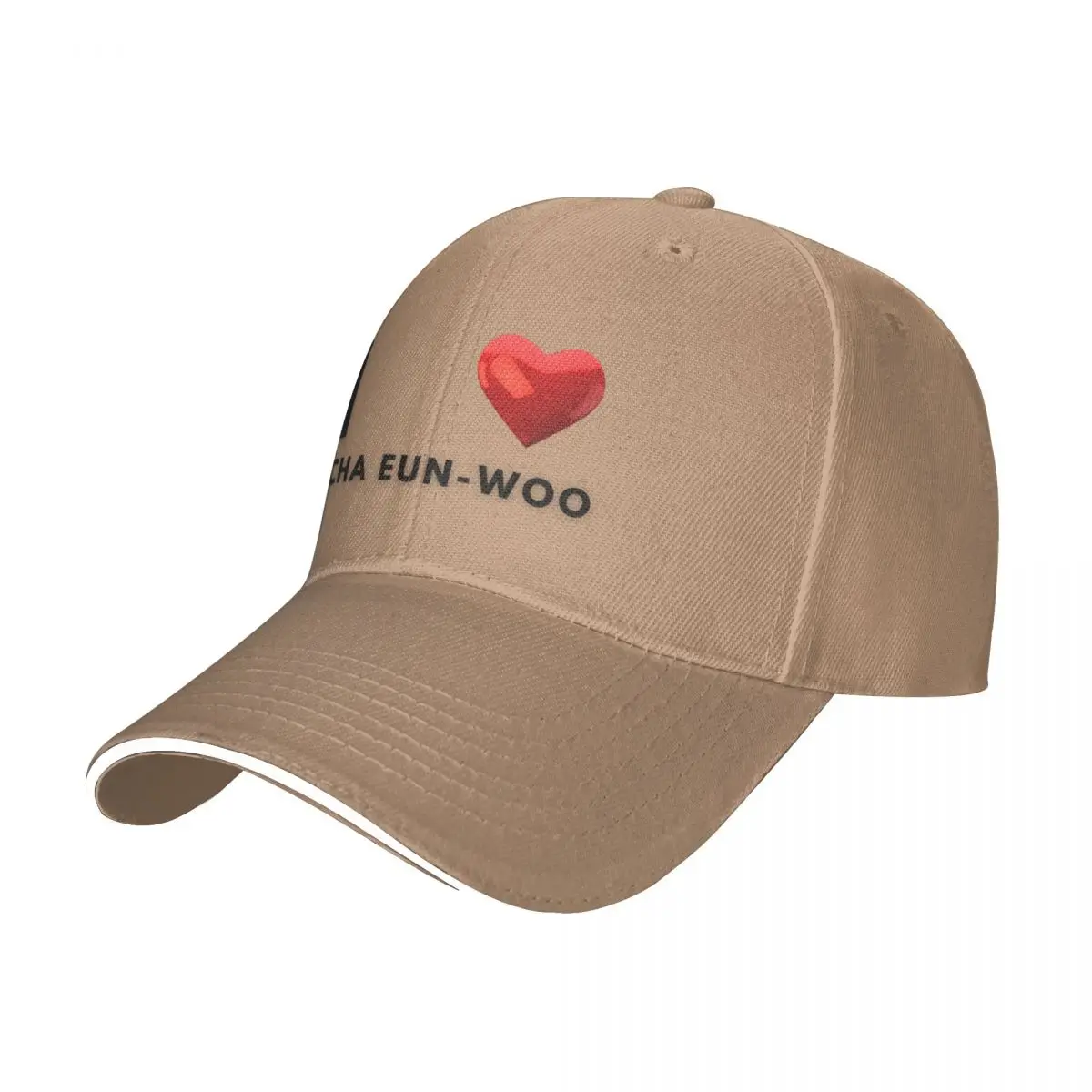 I Love Cha Eun-woo Bucket Hat Baseball Cap Visor rave Hats man Women\'s