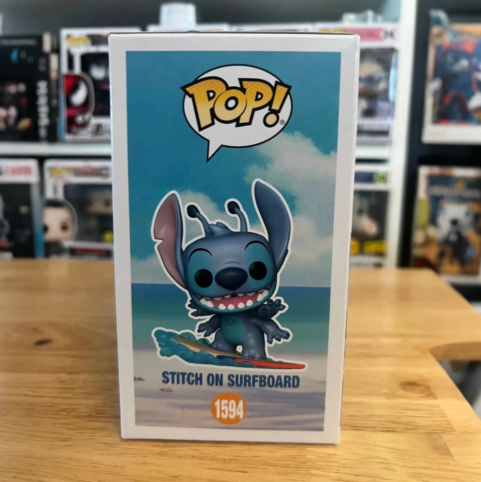Disney Lilo & Stitch Anime Figure Stitch on Surfboard 1594 FUNKO POP 4.5inchs Vinyl Figure Collectible Limited Edition Toy Gift - Image 6
