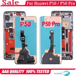 For Huawei P50 Pro JAD-AL50 JAD-LX9 LCD Display Touch Screen Digitizer Assembly ABR-AL00 ABR-LX9