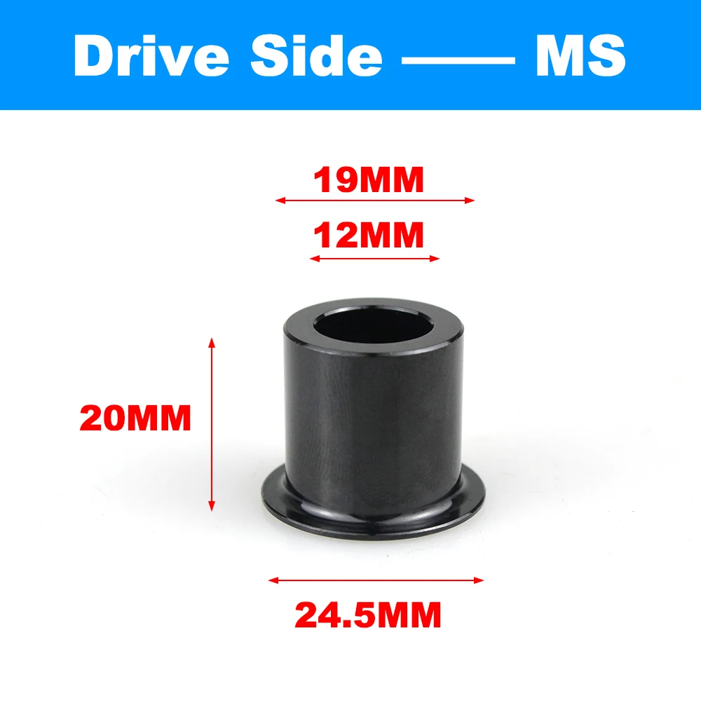 180 240 350 Hinterradnaben-Endkappe durch Endkappe 12 mm x 142 mm 148 mm Rennrad-MTB-Fahrradnabe HG XD XDR MS-Kappen Fahrradnaben-Konverter-Adapter