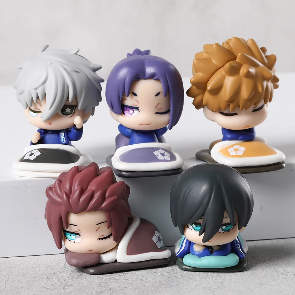 Blue Lock Onemutan vol.2 Seishiro Nagi Reo Mikage Rin Rensuke Sae Cute Toys Q Figurals Figurine Model Dolls Set