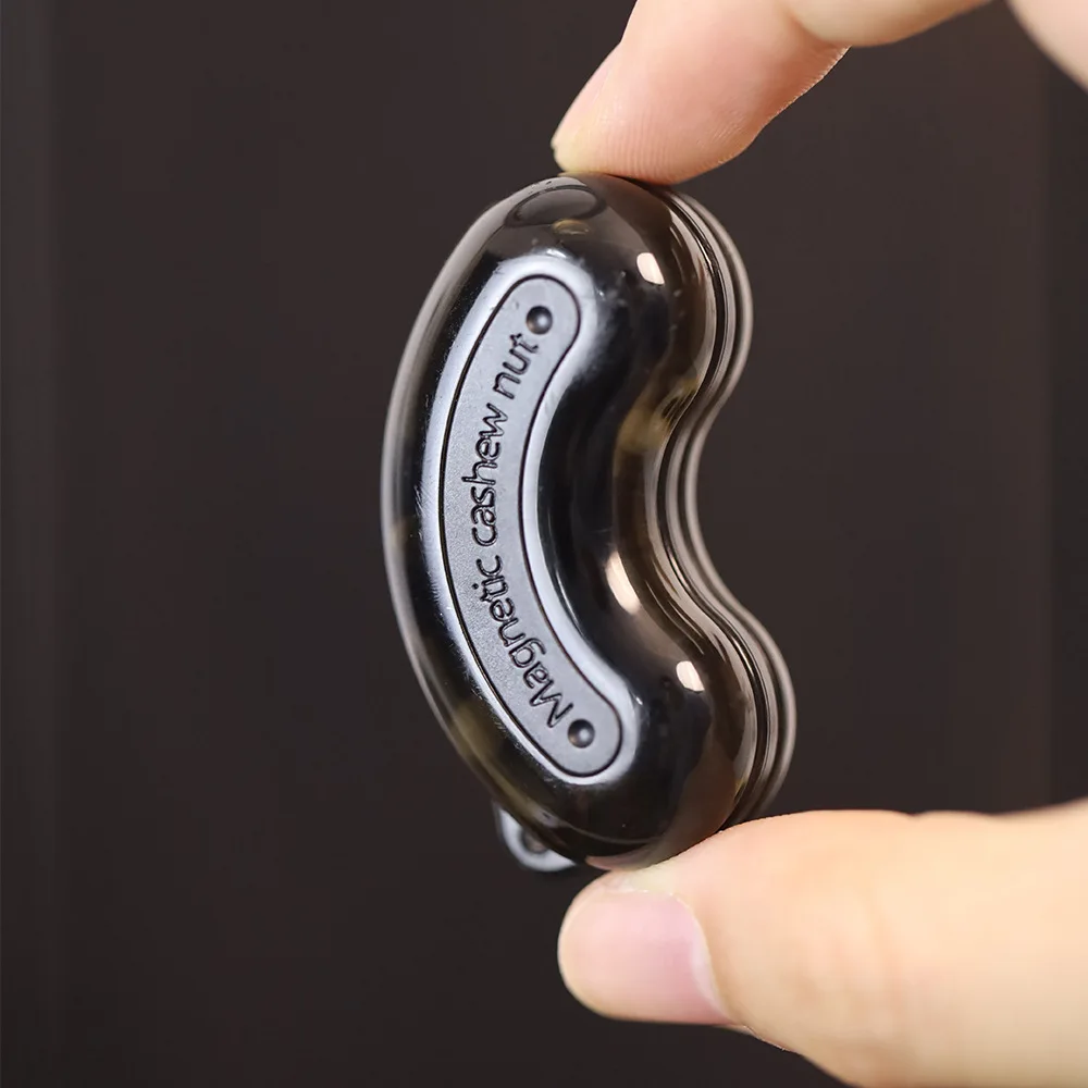 EDC PC Push Slider Mechanical Intensive Adult Decompression Toys GAO STUDIO Magnetic Cashew Nut Push Slider Fidget Toys