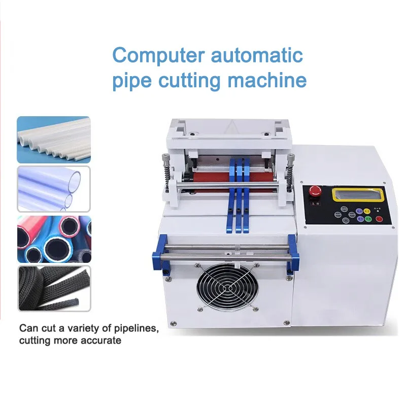 

MD-4D160 Automatic Computer Cutting Machine Multifunction Desktop Heat Shrink Tube Cutter Suitable For PVC / ABS Silicone Tubing