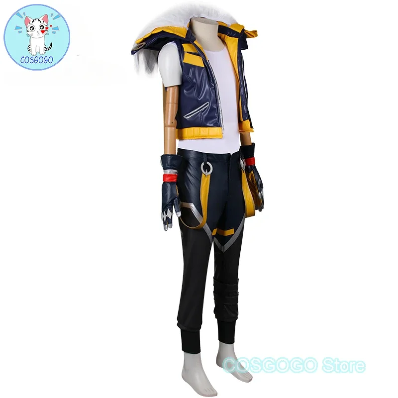 COSGOGO [Customized] Game LOL HEARTSTEEL Sett Cosplay Costume Halloween Outfits Men Clothing