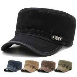 Fashion Men Women Flat Baseball Caps Outdoor Casual Adult Sun Hats Hip Hop Hat Sports Golf Caps Water Wash Snapback Hats