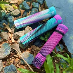 2PCS Universal Bicycle Handlebar Rubber Stripe Mixed Colours Non-Slip Soft Mountain Bike Grips Cycling Accessories Bicycle Grips