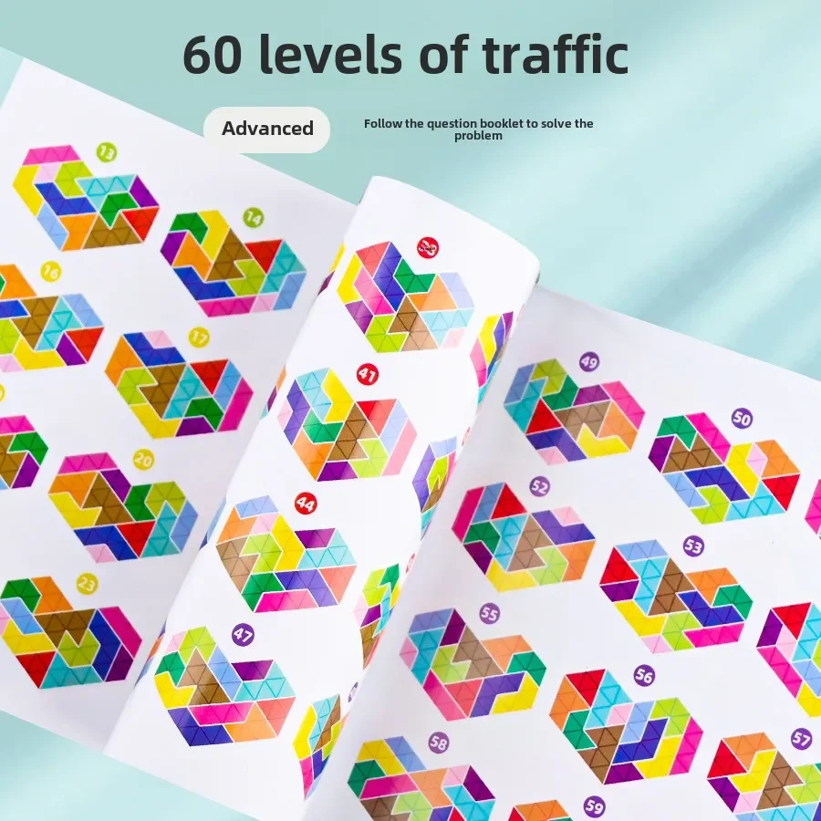 Tabletop Games StarMultiple Shapes Colors Kids Toys Logical Thinking Training Fun Advanced Level Gifts for Boys Girls