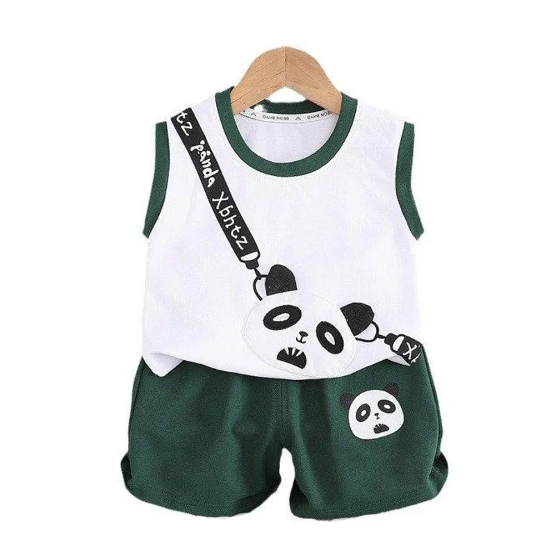 

New Summer Baby Girls Clothes Children Boys Casual Vest Shorts 2Pcs/Sets Infant Sports Outfits Toddler Costume Kids Sportswear