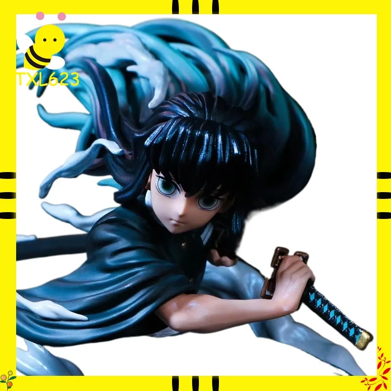 

Tokito Muichiro Mist Pillar Battle Pose Figure Demon Slayer Anime Statue Desktop Ornament Collectible Gift for Fans