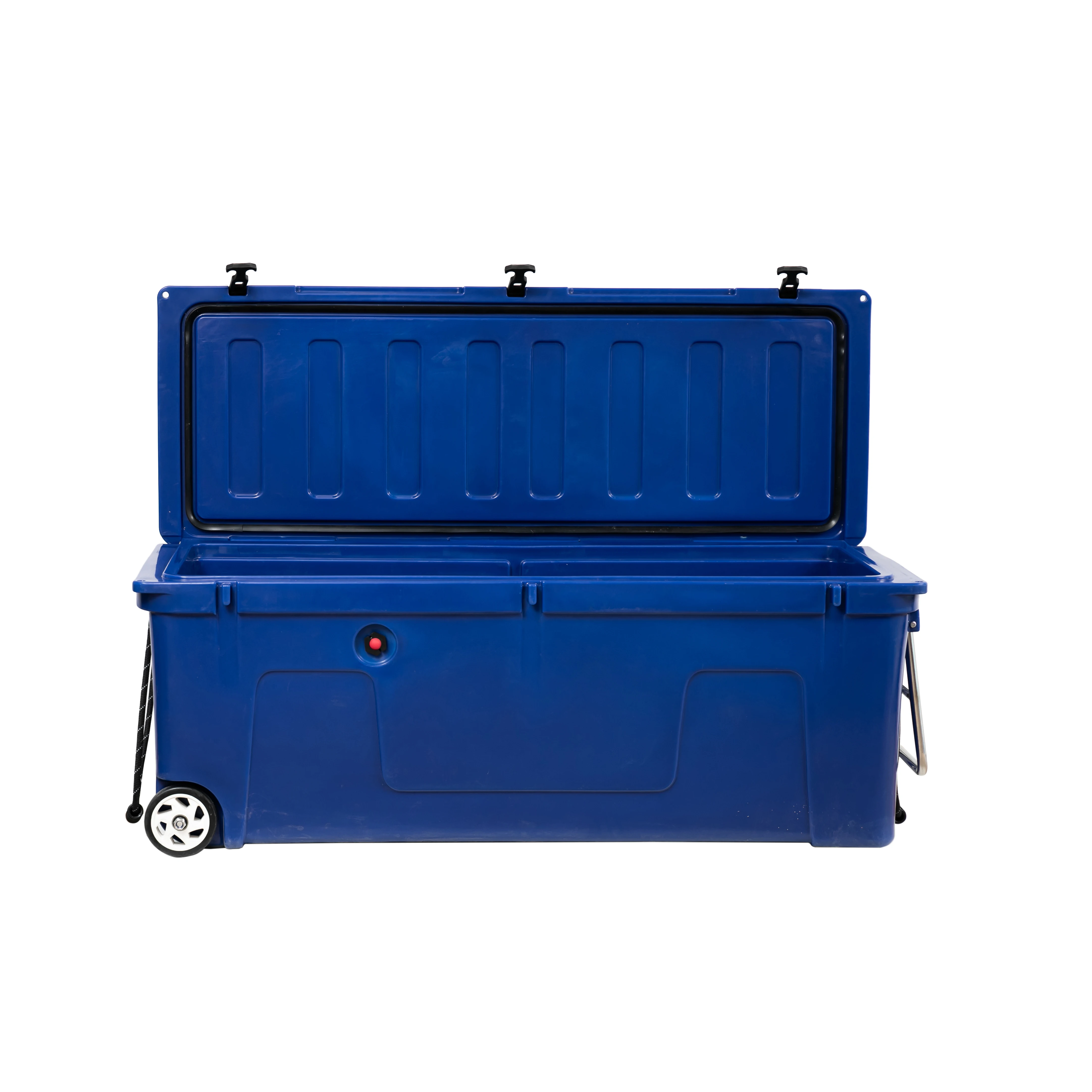 

Портативный изолированный холодильник объемом 200 л, большой полиэтиленовый термосун для льда с колесами для пеших прогулок, хранения продуктов, путешествий