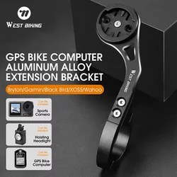 WEST BIKING NEW Bicycle Computer Holder Camera FlashLight Stander GPS Bike Mount for iGPSPORT Garmin Bryton Wahoo Gopro XOSS