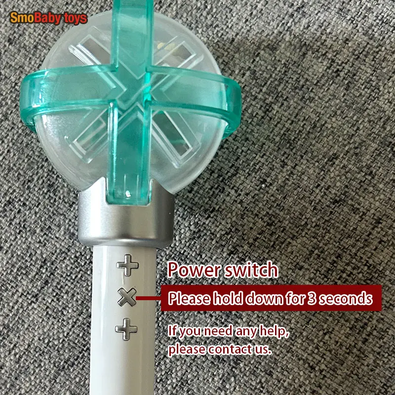 Llaveros Kpop Mini Light Stick Llaveros de luces creativas con baterías y regalos