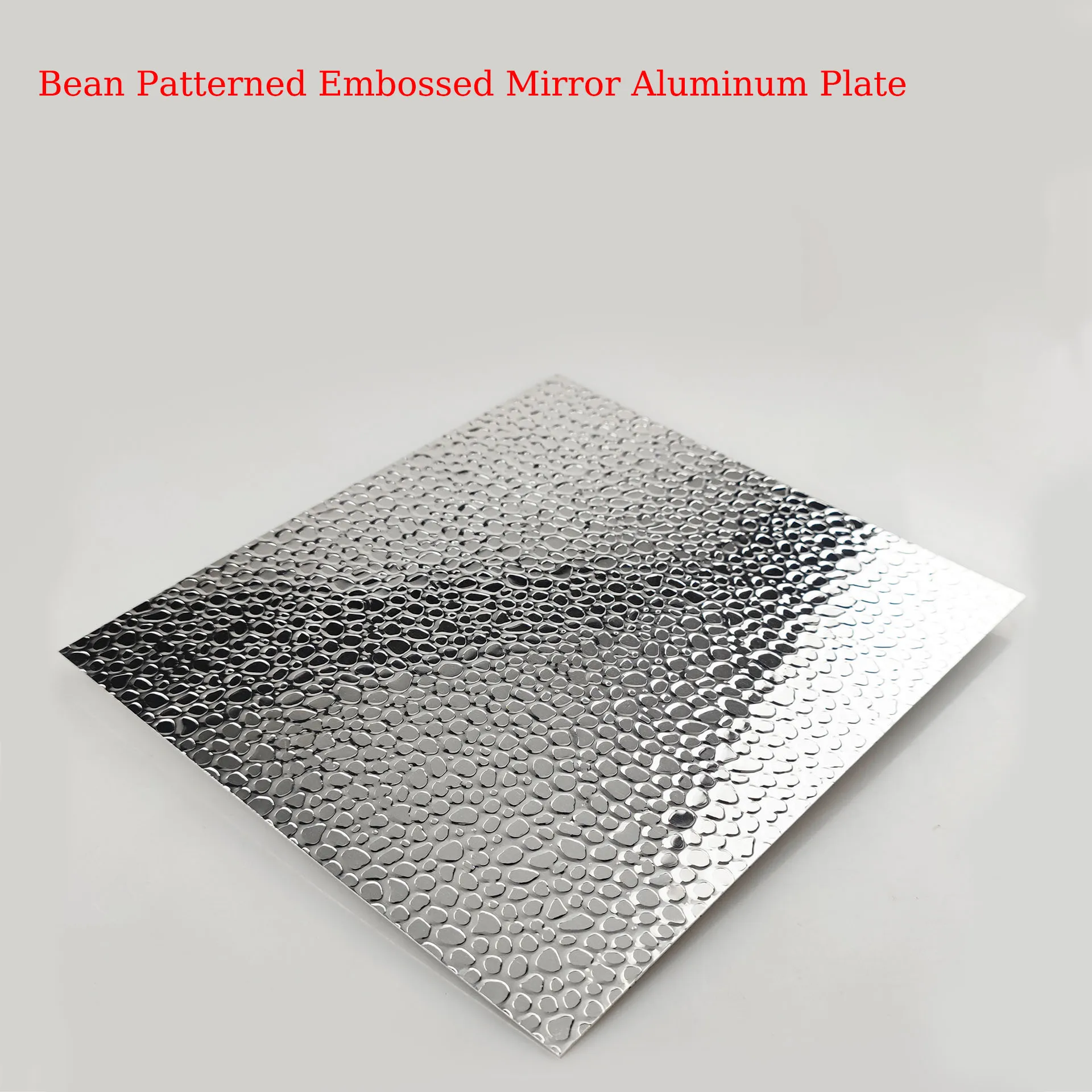 Bean Patterned Hammer Patterned Mirror Aluminum Plate With 86% Reflectivity Aluminum Alloy Plate
