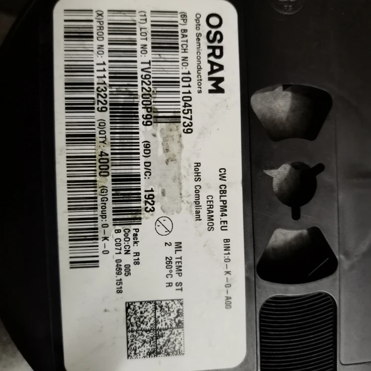 10Pcs/ lamp bead CW CBLPM4.EU ceramic 7W white 2016 car motorcycle LED light source wick