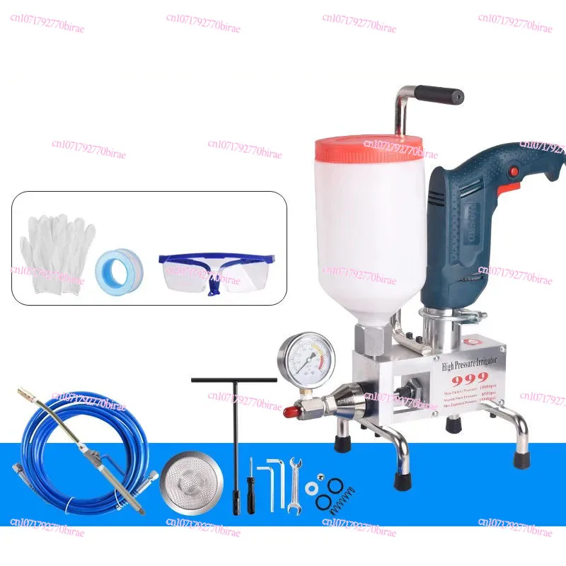 High Quality 999 Model Grout Machine, 810/910W Epoxy & Polyurethane Foam Grouting Pump for Concrete Repair