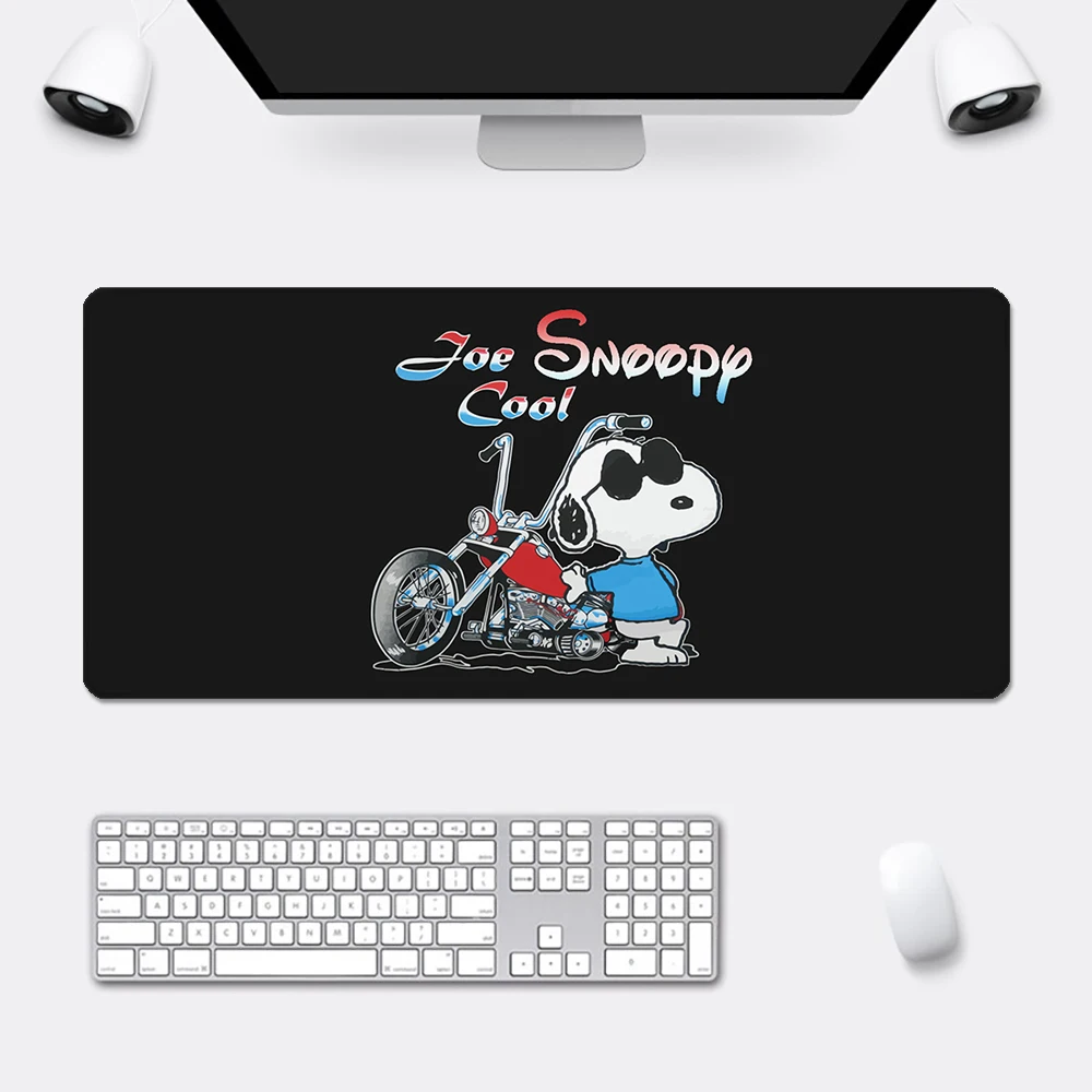 Cartoon Cute Dog S-Snoopys Mousepad HD Printing Computer Gamers Locking Edge Non-slip Mouse Pad XXL90x40cm Keyboard PC Desk Pad