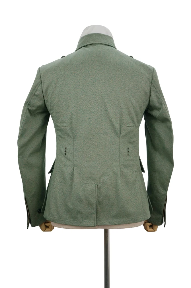 GUHI-002 WWII polizia tedesca M41 EM tunica estiva verde screziata Feldbluse