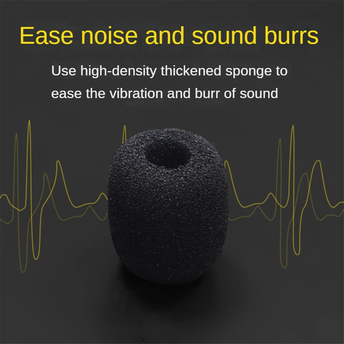 Надежный универсальный губчатый чехол для усилителя, чехол для микрофона, защита для гарнитуры, защита от брызг, пыли, уха, хлопок-ABDQ