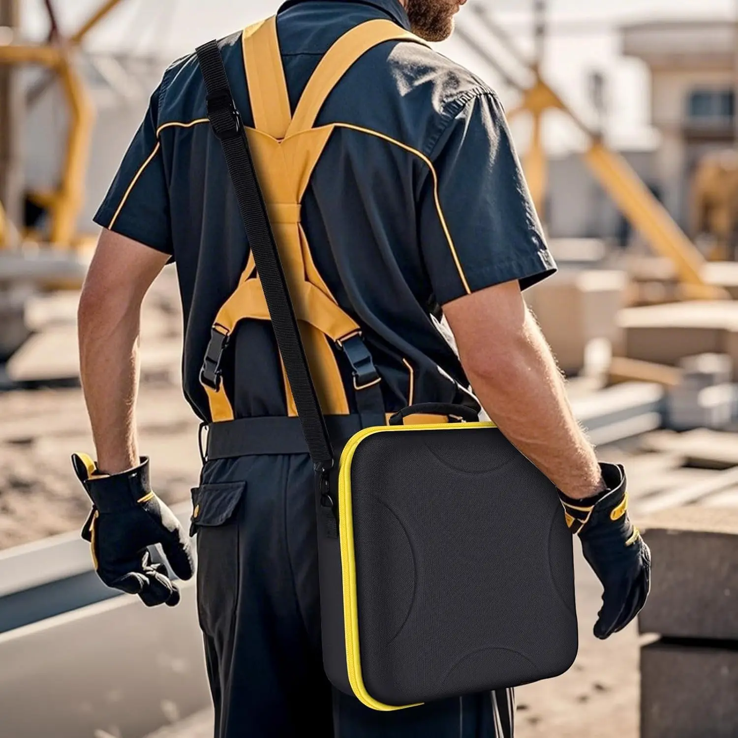 (حقيبة فقط) حقيبة حمل متوافقة مع أداة قطع DEWALT Grinder 20V MAX 3 في 1 بدون فرش DCS438B، حقيبة تخزين للشاحن