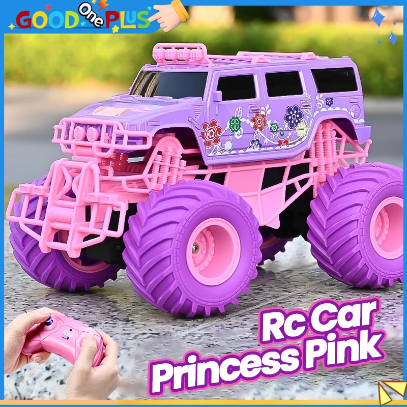 

Rc Car Electric Remote Control Trucks Drive All Terrain Off-Road Big Wheel High Speed Girls Gift Toys for Children