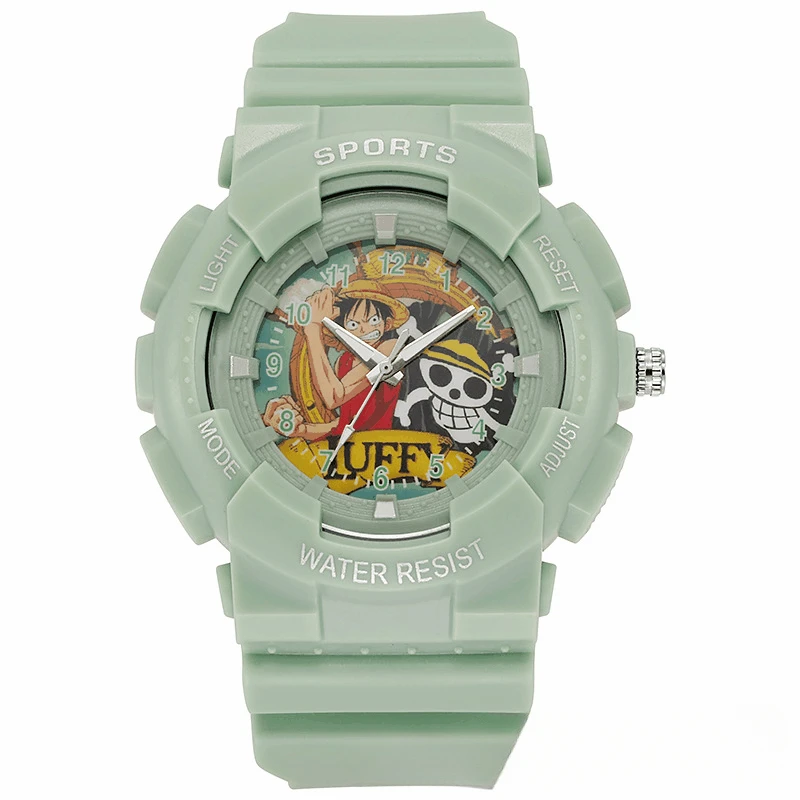 Montre électronique pour enfants, une pièce, Anime Luffy, étanche, pour étudiants, garçon et fille, montre de sport à Quartz, cadeau pour enfants, nouvelle collection