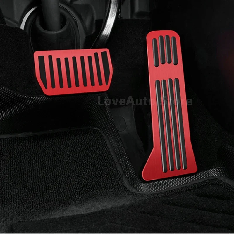 

For Zeekr 7X 2024 2025 Car Accelerator Gas Pedal Cover Brake Foot Pedal Pads Fuel Brake Clutch AT Pedals Accessories