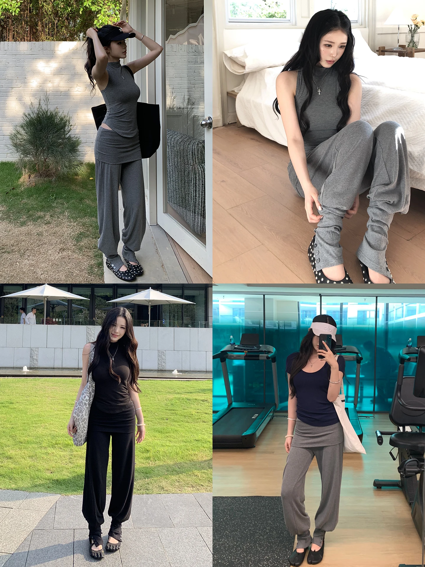 

Slim Wide Leg Pants Women's Casual Black Loose Style Summer 2026 New Low Waist Elastic Fiber Ladies Trousers Daily Wear