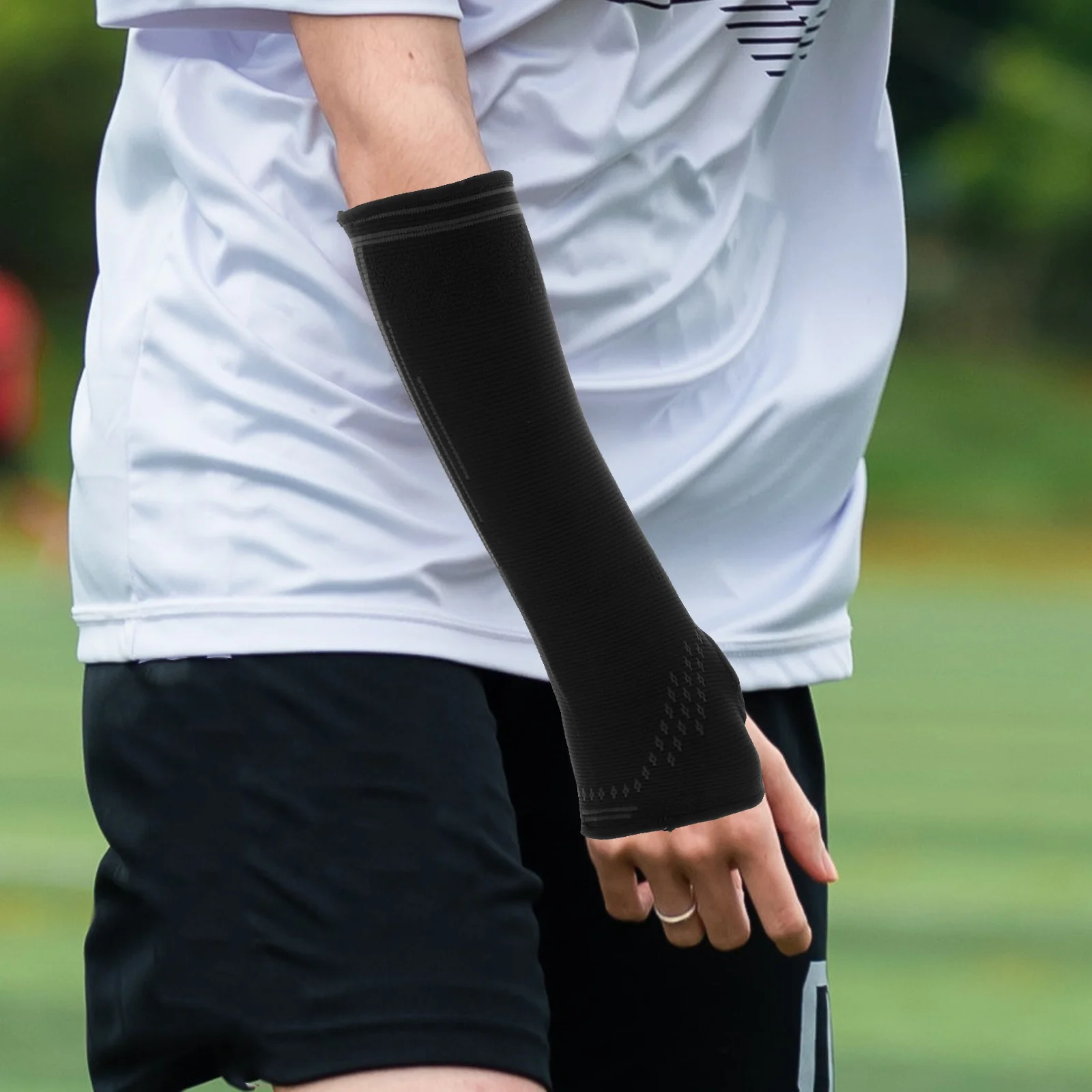 1Pair Volleyball Arm Sleeves for Women Extended Forearm Protection Soft Breathable Arm Guards Comfortable Fit for Sports