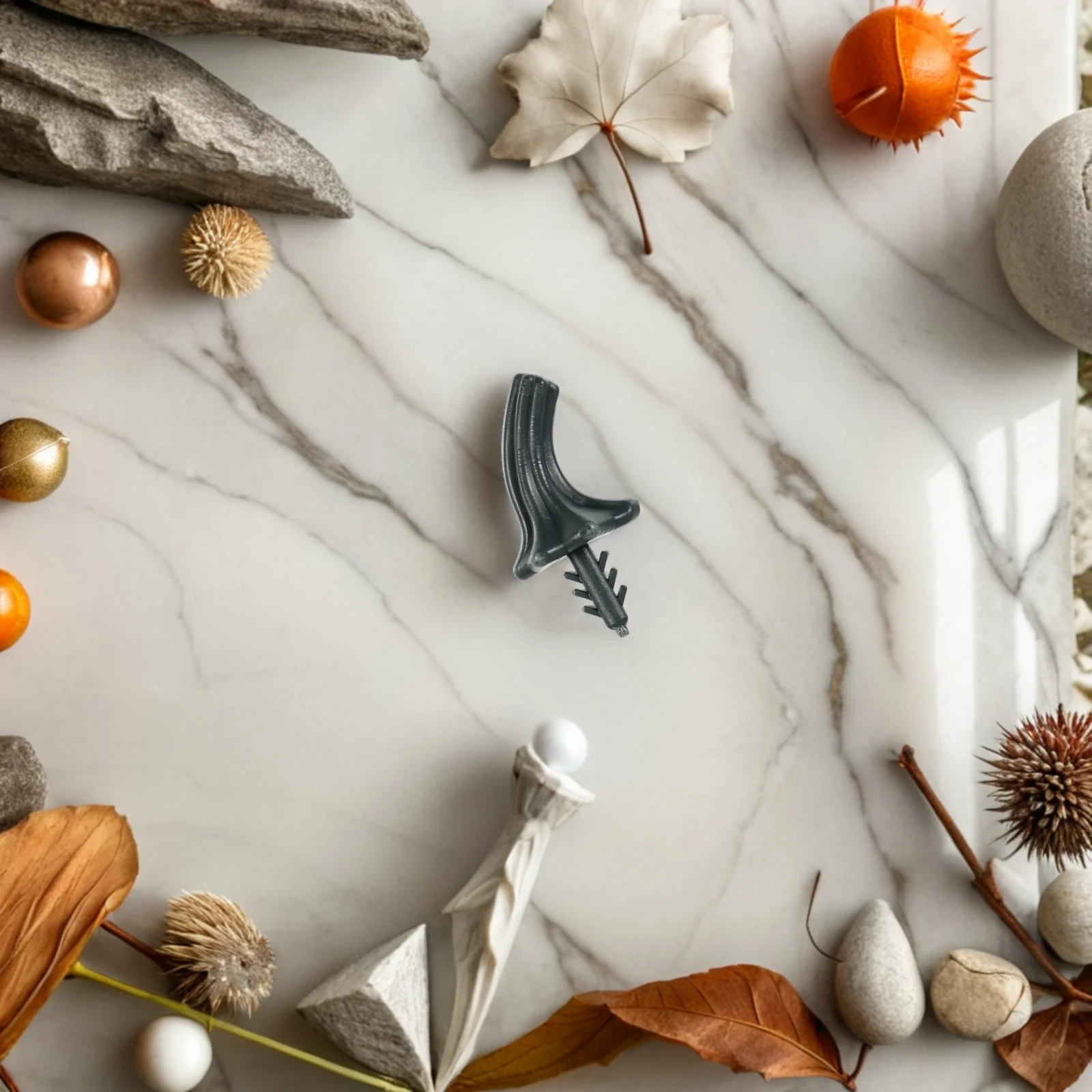 24 pezzi di accessori per zucca, steli in plastica verde, maniglie per decorazioni artigianali per festival di raccolta del Ringraziamento di Halloween