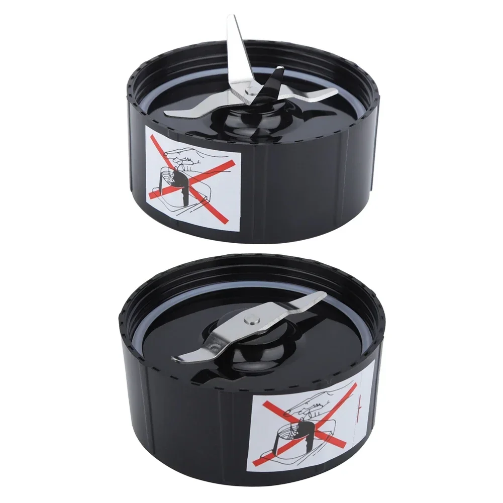 2pcs MB Cross And Flat Blade Juicer Holder Blade Blenders Fit For Magic Bullet 250W 2024 New