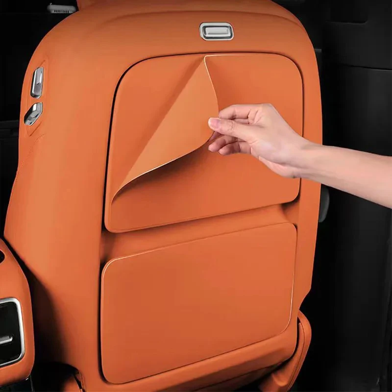 

Seat Back Leather Protective For LiXiang L9 Seat Rear Anti-kick Pad Rear Seat Protection Sticker Backseat Cover Car Accessories