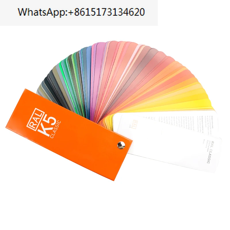 

K5 color card full gloss European standard water-based paint coating plastic color matching design standard