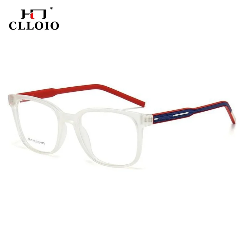 CLLOIO Business Fashion Myopia Frame For Men Basketball Tennis Matte Minimalist Square Optical Frame Customizable Prescription