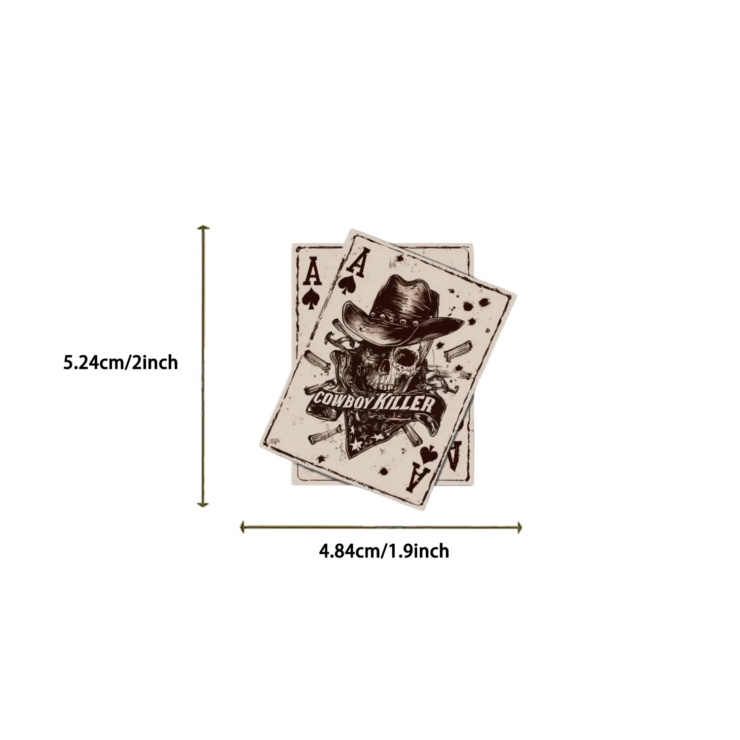 10/50 قطعة فتاة كاوبوي الكتابة على الجدران ملصقات الجمالية للهاتف زجاجة سجل القصاصات حقيبة السفر DIY بها بنفسك الشارات الجمالية الهدايا الإبداعية