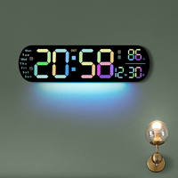 Digital Wall Clock 13.8\