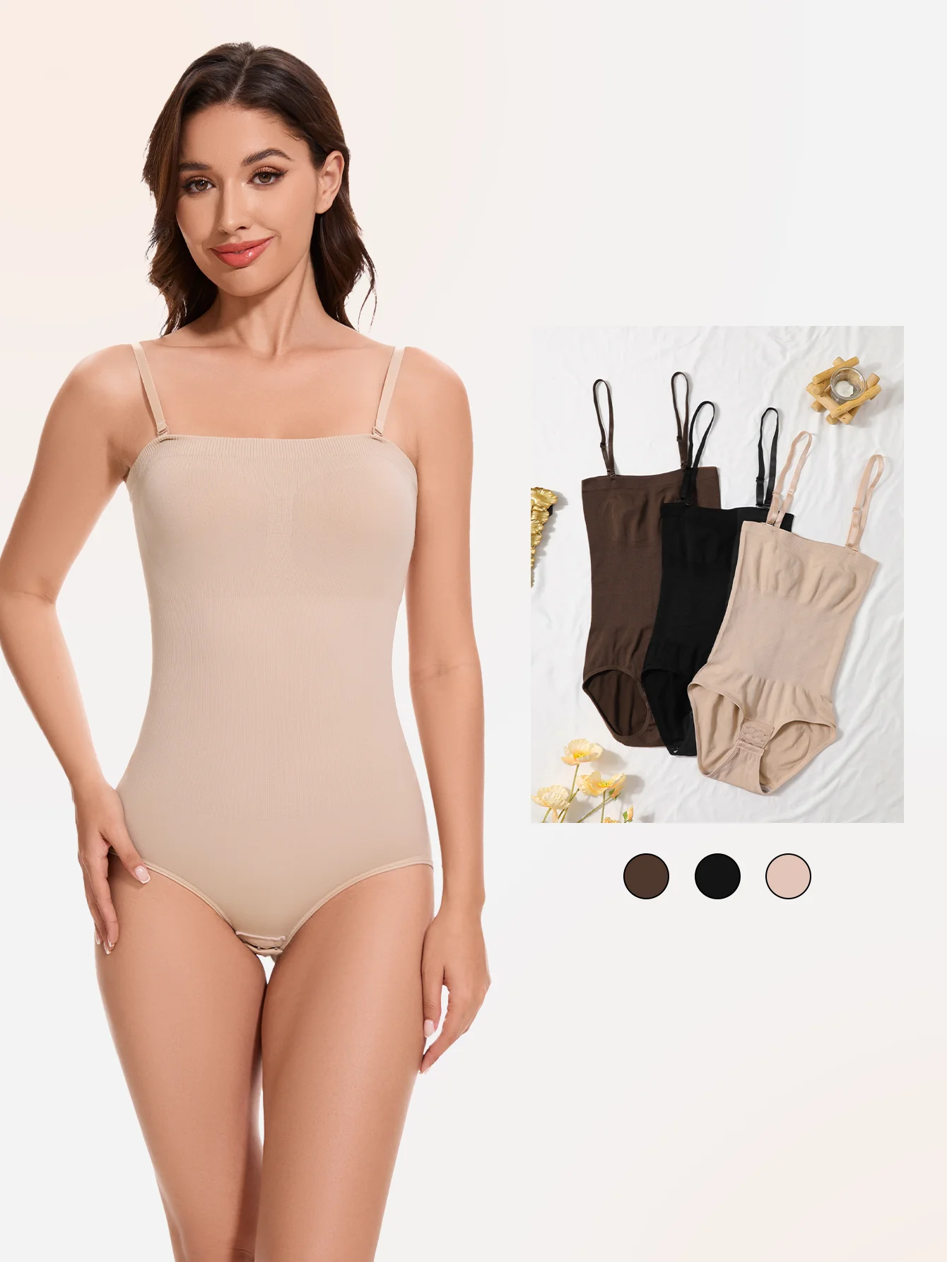 

1PC Women's Sexy Slimming Bodysuit Compression Body Shaper Open Crotch Shapewear Slimmer Smooth Comfort Bustier Bodysuit Panties